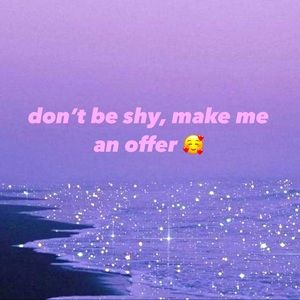 Open to reasonable offers!